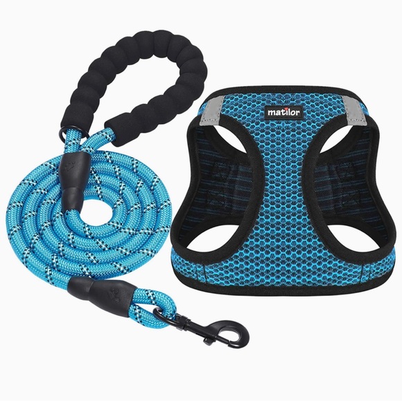 matilor Other - Dog Mesh Harness Blue XS